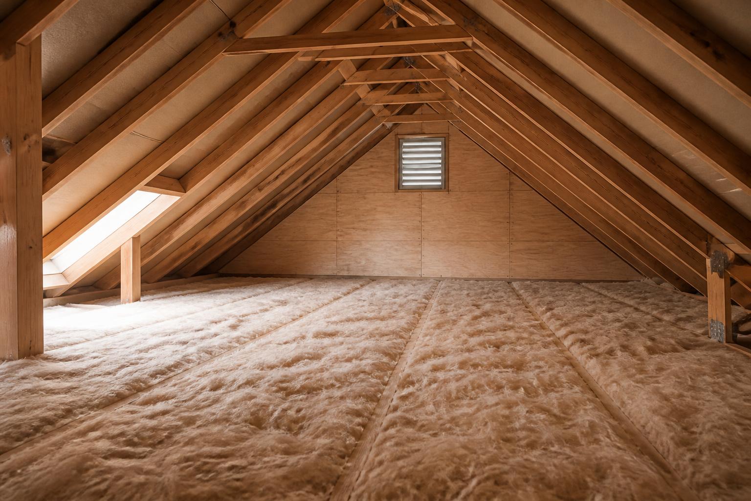 Clean restored attic with sealed entry points and fresh insulation